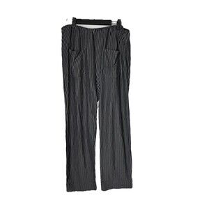 Iridium Joey Sweat Pant With Cuff Striped Womens Large Pima Cotton Lounge Casual